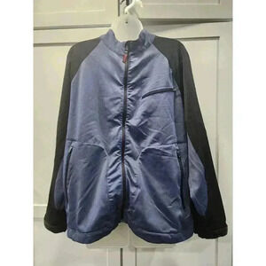 Wolverine Jacket Mens Medium Blue Black Long Sleeve Full Zipper Pockets